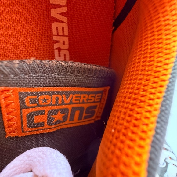 Converse Olive and Orange Low-Tops - Picture 11 of 11